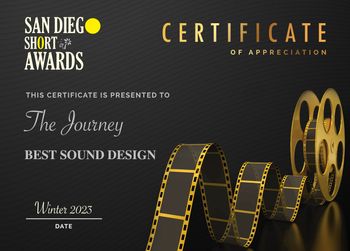 Winner Best Sound Design San Diego '23
