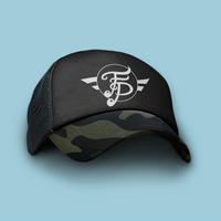 FreePeoples Snapback Camo Trucker Hat