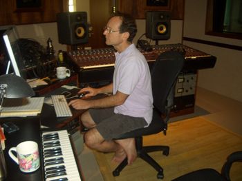 Charles Brotman at his Lava Tracks studio
