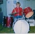 Bradley & 1st drum kit
