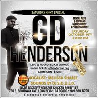 GD Henderson & the High Definition Band featuring vocalist Melissa Sharee