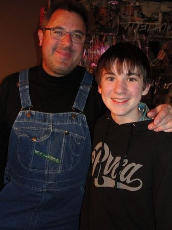 Vince Gill and me! Hanging out!
