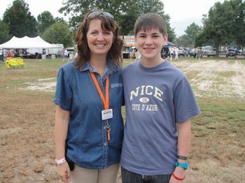 CECIL COUNTY FOOD AND WINE FESTIVAL 2012 Ms. Diedre and me, the event planner
