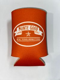 Can Koozie - "Real Texas Honkytonk" (orange)