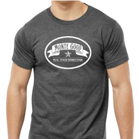 Medium T-Shirt - 'Real Texas Honkytonk' (heather grey)