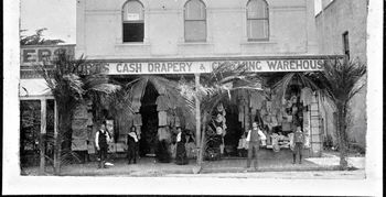 Courts drapery and clothing store....Te Aroha Building... Whangarei... 1905
