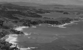 on the way to Moureccess.... Mimiwhangata in the distance ...1966
