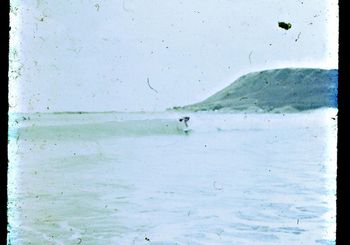 This is either Mal Egg...Drew Campi...Craig Rice ...or Rob Brydon...Ahipara 1968 each one reckons its them....who do you think it is?....nice little head dip!!!...
