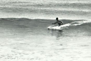 Roddy Finlayson doing a glide....Waipu 1962 Now that's how it's done Tui....
