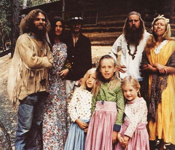 somewhere in the US.... this was typical of the commune style living that was pretty prevalent around that time.....i mean...even if you listen to the music of that time...most had the hippie message...awesome times!!!
