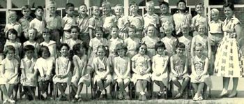 Otangarei primer 4...1957 ...bottom 6th from right Delia ...Josie directly behind

