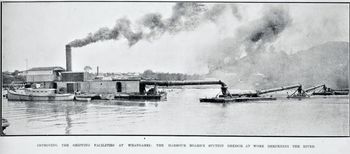 1923...dredging out the Whangarei Harbour..
