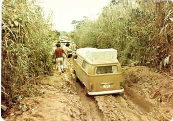 monsoon mud , mud ,mud ......main road thru Africa
