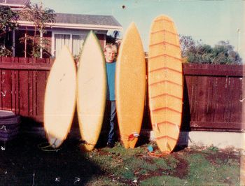 Jamie langridge with the family quiver early 80s
