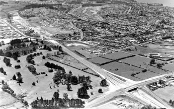 Takapuna 1969...new freeway
