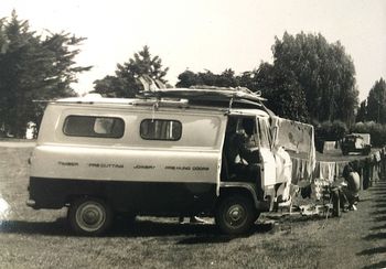 keith Walsh takes the ol' Commer van down to Napier...summer of '73
