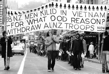 Kiwi.... Viet Nam demonstrations
