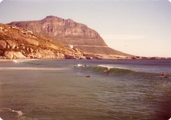 But i did manage to get some awesome waves....Lundudno on the Atlantic side of the Cape... Mike on a sweet little peak...1972
