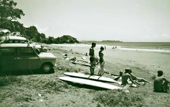 Meanwhile...over at Sandy Bay.... ....unknown...Sandy Bay summer of '67....looks like my mini ('cause its got a 200ft Ariel like mine..Ha!!)..but i'me not sure!!
