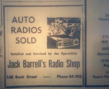 imé sure you remember some of these old places ...like 'Jack Barrells Radio shop'!!!
