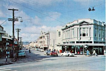 downtown Whangarei 1965
