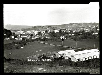 Looking from the Western Hills...Cameron Street ...... Okara park area in the distance 1938
