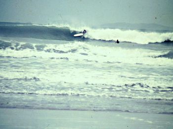 when you got smashed on those longboards...you really got smashed!!! Often lucky you didn't lose a few teeth....we had to drag Greg Alach out of the surf once when Ross Edge forgot to turn and smashed up a few of Gregs ribs....oh hell...we were tough then...Ha!!!

