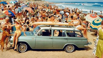 Australia day surf carnival in Aus in '68 the Aussie's sure love their beaches...
