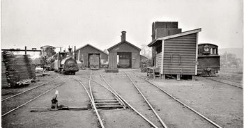 Railway workshops and yards at Whangarei 1911
