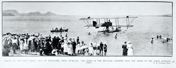 This the first Airiel mail delivery to Whangarei...1920
