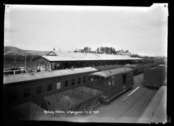 and of course ...rail was a big means of transport in those days.... Whangarei railway station...1945...the Northland rail-line was completed in 1925
