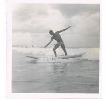 Terry Knew summer 1960 surfing with the Edge brothers at Waipu Cove...summer of 1960
