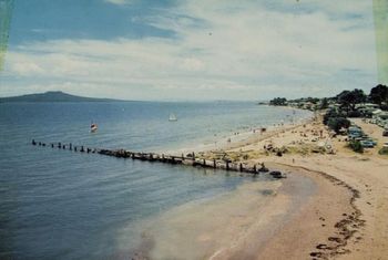 Down to Milford Beach..Takapuna..New year 1965 The hotties were just starting to emerge from Takapuna around now, and they pretty well dominated for around the next decade...we felt a little out of place coming down here in '65...we felt like the new kids on the block!!
