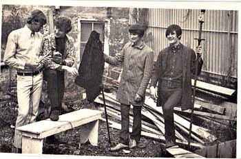 the groovy 'Clan' 1966 Cliff Andrews, Garry Williams, Johnny calder and Peter Grattan....
