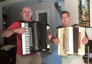 With Accordionist Gary Blair From Glasco Scotland, what a terrific accordionists!  and a wonderful person!
