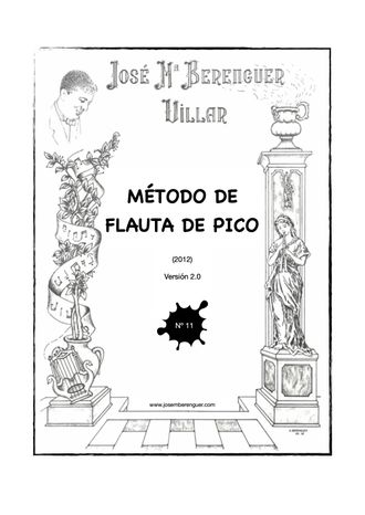 Metodo de flauta dulce o de pico por Jose Maria Berenguer desde la pagina de  Antonio Trigo