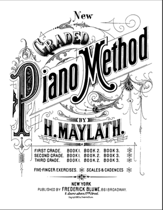 Metodo de piano H.Maylath. volumen 1º