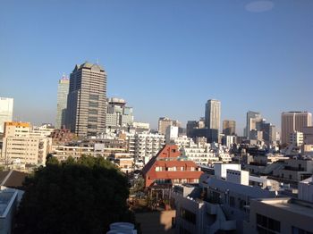 View from the hotel room in Tokyo.
