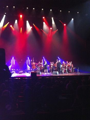 Leslie sings w/ High Definition Big Band at Palais Des Congres, Paris FR-
