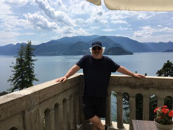 Gerard at the Villa at Lake Como, Varenna, Italy
