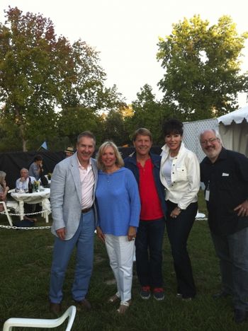 Lynn, Frank, Judy & Wes w/ Gerard at Verizon Wireless Amphitheater
