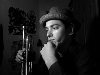 james_bl_and_wht James Donahue trumpet arranger son

