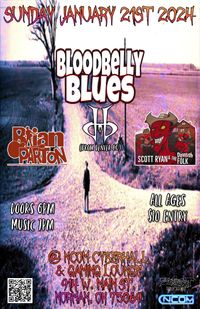 Zombierot Showcase - W/ Bloodbelly Blues (CO), Brian Parton, Scott Ryan & The Devilish Folk
