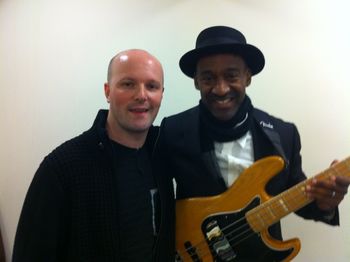 Marcus Miller (before our Bass Day show)
