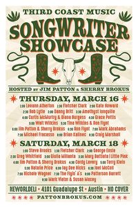 Third Coast Songwriter Showcase hosted by Jim Patton and Sherry Brokus