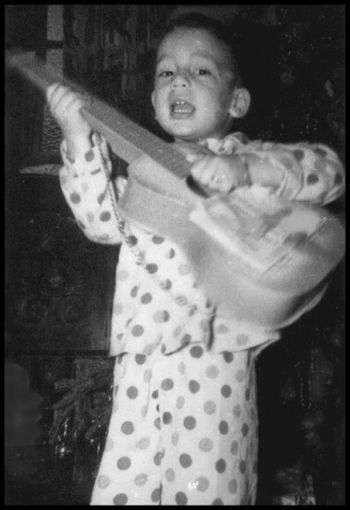 (1953) First guitar at 3 years old
