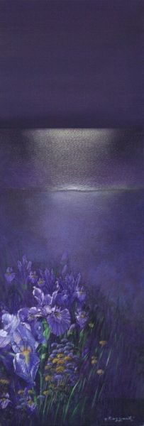 Iris_and_White_Sand_in_the_Moonlight-oil_on_canvas-2013

