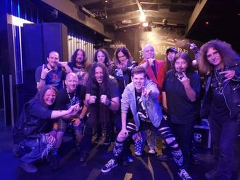 After the show with Cloven Hoof
