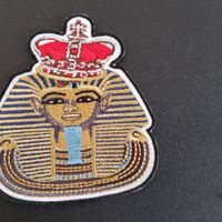 KING TUT CROWN - IRON ON PATCH