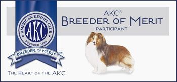 STARLIGHT SHELTIES IS PROUDLY AN AKC BREEDER OF MERIT !!!
